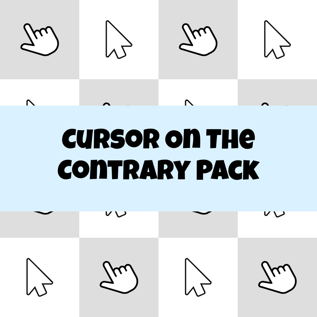 Cursor On The Contrary Pack
